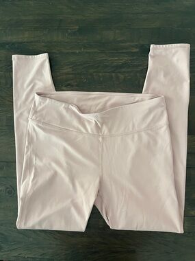 Fabletics Dusty Pale Pink High-Rise Leggings